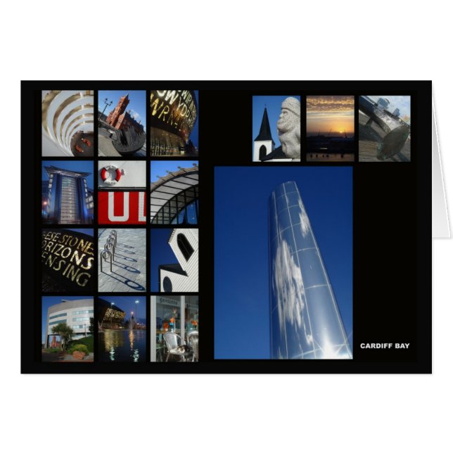 Cardiff Bay carte multi-images (Devant horizontal)