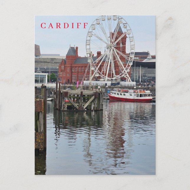 Cardiff Bay vue carte postale (Devant)