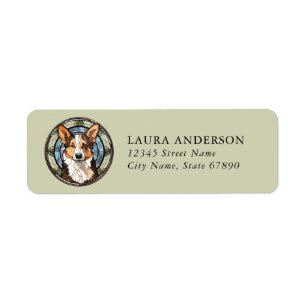 Cardigan Welsh Corgi Adresse de retour Étiquettes