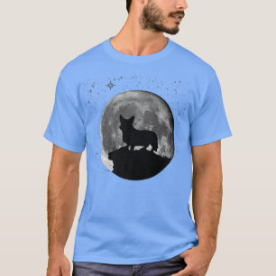 Cardigan Welsh Corgi Moon T-Shirt Premium