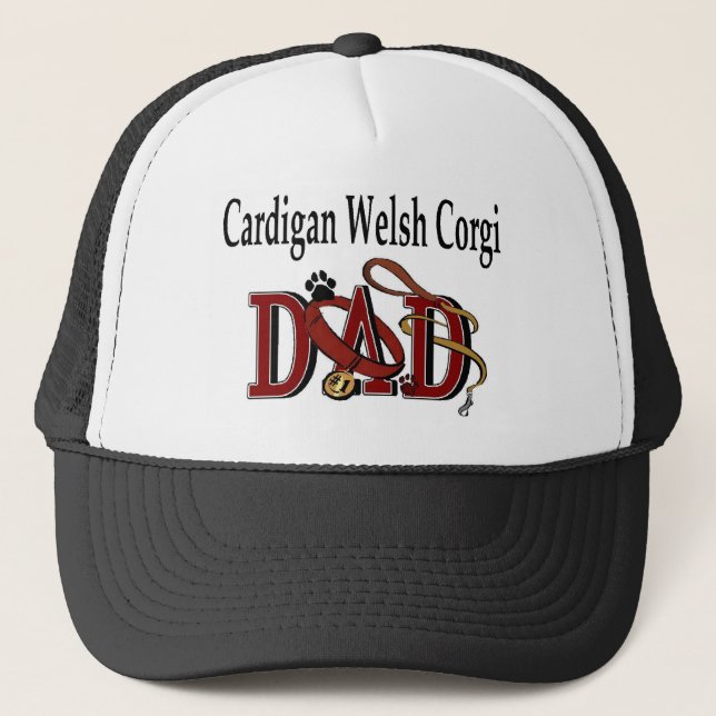 Cardigan Welsh Corgi Papa Casquette (Devant)