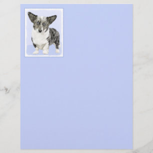 Cardigan Welsh Corgi Peinture - Art Chien original