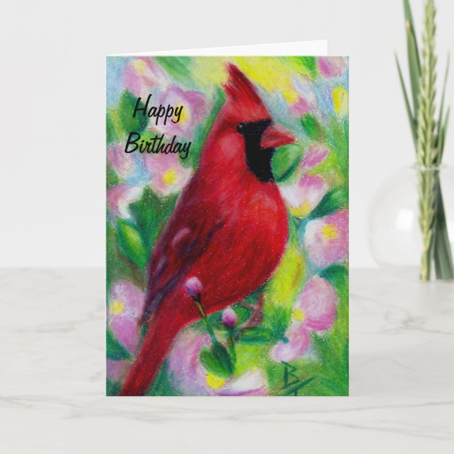 Cardinal aceo Carte d'anniversaire (Devant)