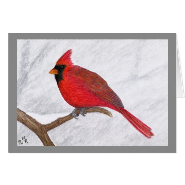 Cardinal Art Card (Devant horizontal)