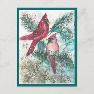 Cardinal Carte de vacances