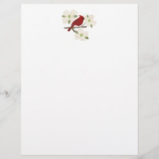 Cardinal et Dogwood Watercolor en-tête