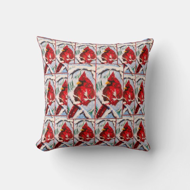 Cardinal Fun Coussin (Recto)