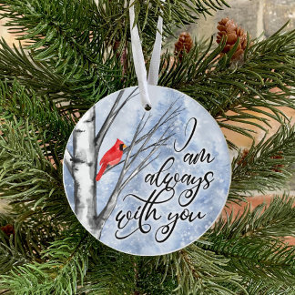 Cardinal Memorial Noël Ornement toujours avec