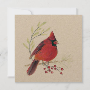 Cardinal Red Bird Art