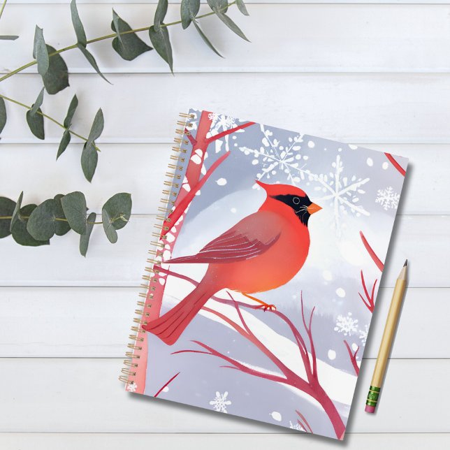 Cardinal Rouge | Belle Peinture à l'Aquarelle (Créateur téléchargé)