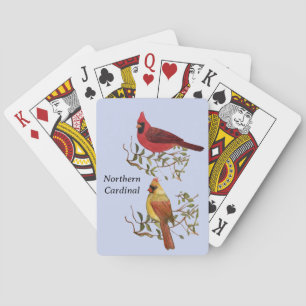 Cardinal Rouge Couple Classique Cartes de Jeu