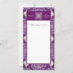 Cardinal rouge Rosace