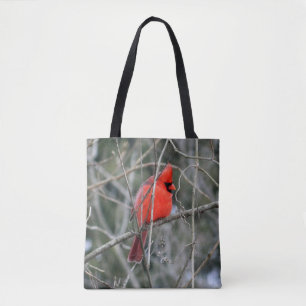 Cardinal royal rouge Sac fourre-tout imprimé