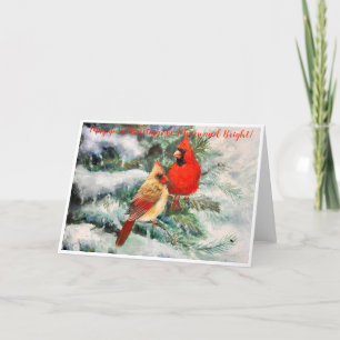 Cardinaux Cardinaux Cartes de Noël