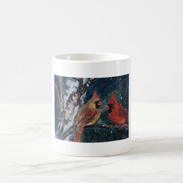 Cardinaux masculins et féminins dans la tasse de (Centre)