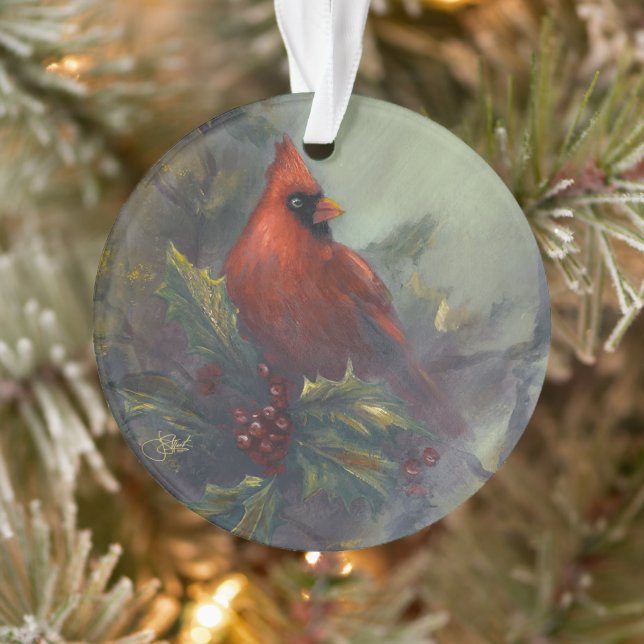 Cardinaux « Noël arrive » (Arbre)