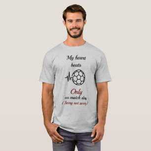 Cardio? Je Regarde Le Football T-Shirt Drôle Pour 