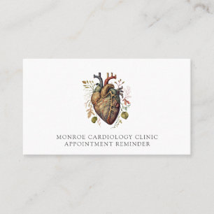 Cardiologie Carte de rappel de rendez-vous Médical