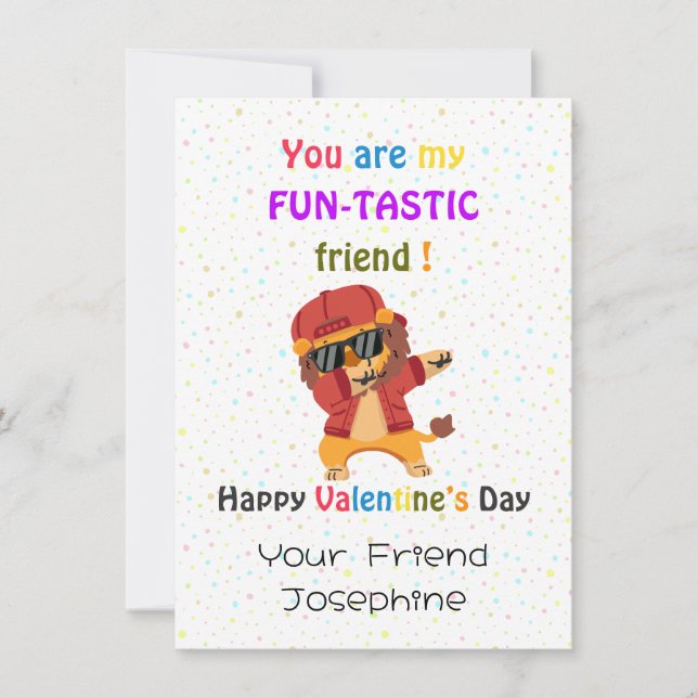 Cards Saint Valentin pour enfants (Devant)