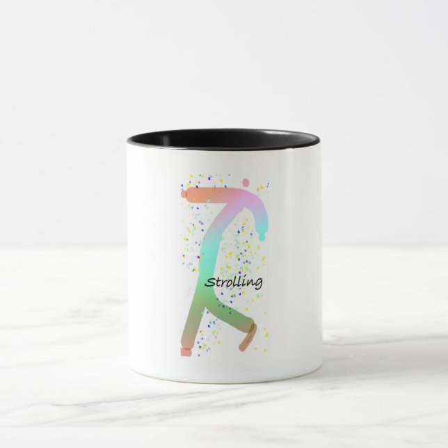 CAREFREZ-VOUS ET DÉPLACEZ-VOUS LA Mug DE Café (Centre)