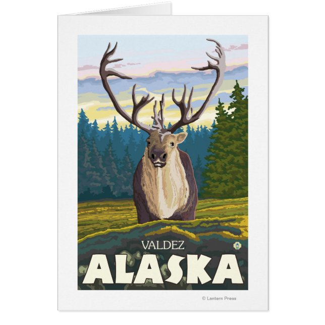 Caribou en pleine nature - Valdez, Alaska (Devant)