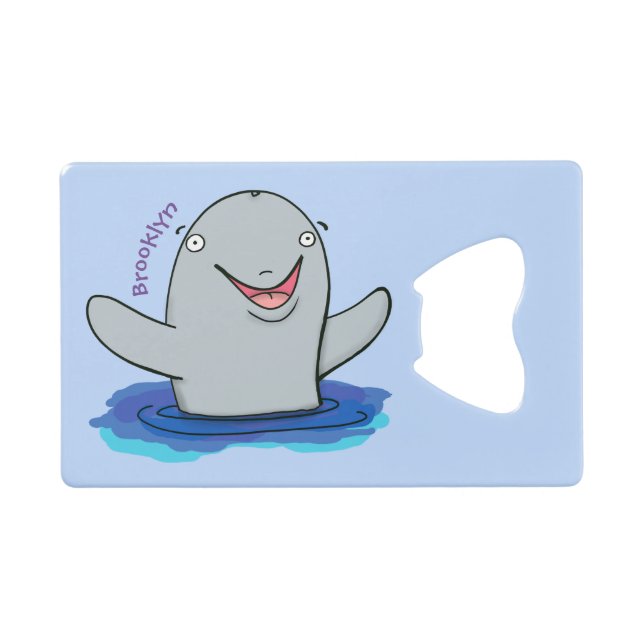 Caricature adorable de marsouin (Devant (Horizontal))