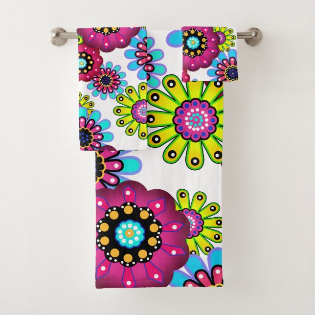 Caricature amusante Abstraite fleurs fleuris enfan (En situation)