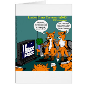 Caricature amusante de l'actualité conservatrice