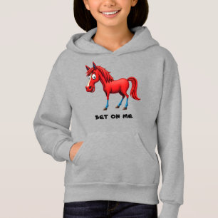 Caricature Cheval Rouge