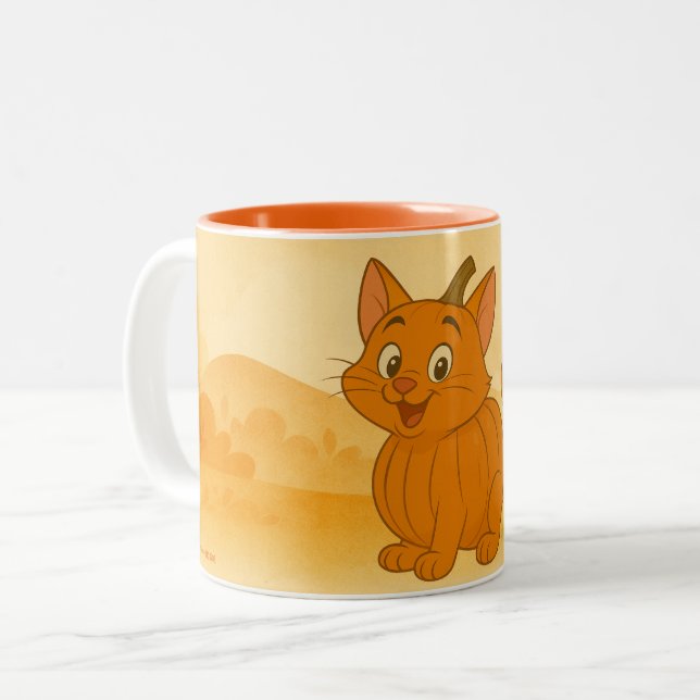 Caricature Citrouille Pals Mug (Devant gauche)
