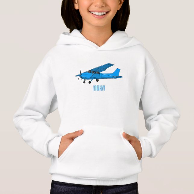Caricature d'avion à voilure fixe (Devant)