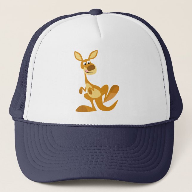 Caricature de battement mignon Casquette Kangaroo (Devant)