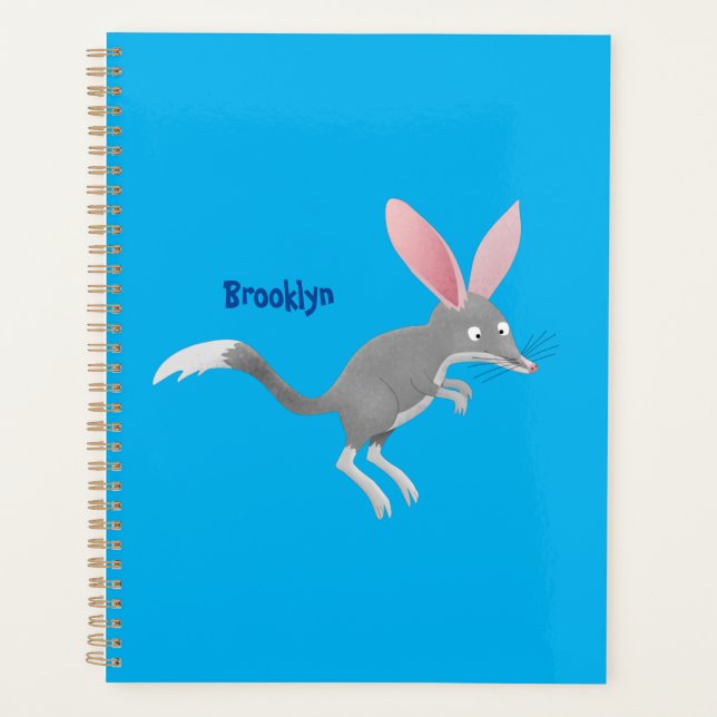 Caricature de bilby australien très heureuse (Devant)