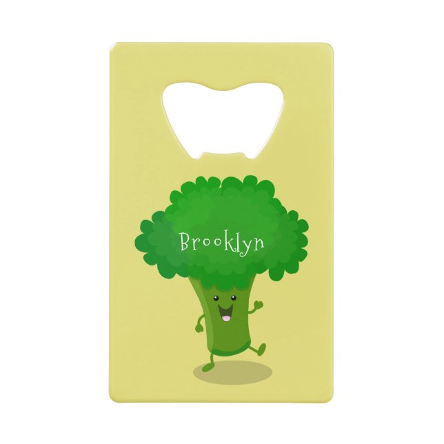 Caricature de brocoli dansant Cute kawaii (Devant)