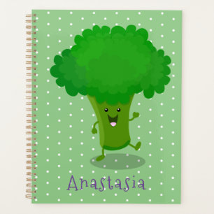 Caricature de brocoli dansant Cute kawaii