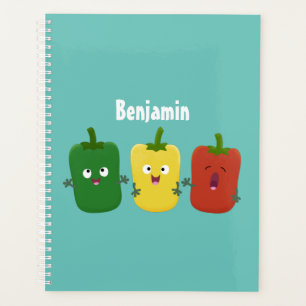 Caricature de chant trio capsicum poivre clair