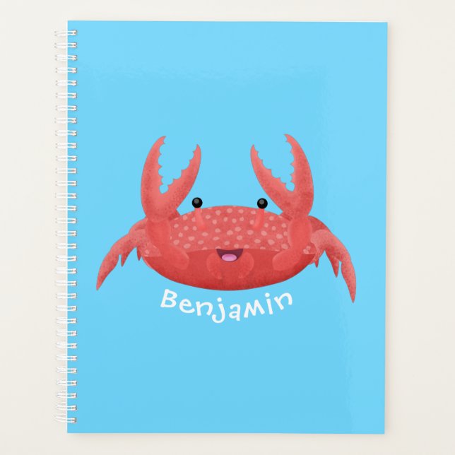 Caricature de crabe rouge cuite (Devant)