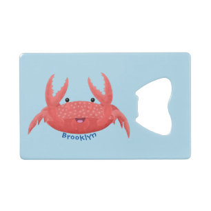Caricature de crabe rouge cuite