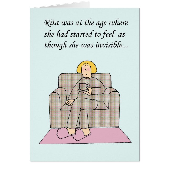 Caricature de femme invisible du Moyen Age (Devant)