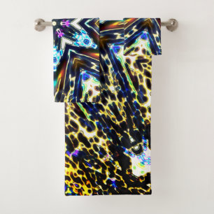 Caricature de fleurs de kaléidoscope entourée de b