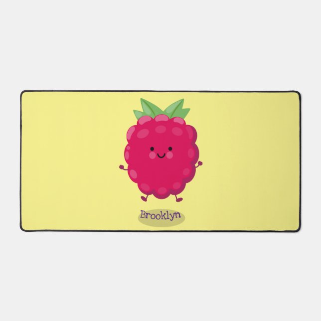 Caricature de framboise très heureuse (Recto)