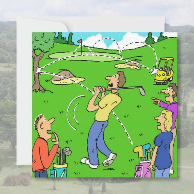 Caricature de Golfer's Lucky Golf (Créateur téléchargé)