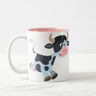 Caricature de jogging mou Mug de vache
