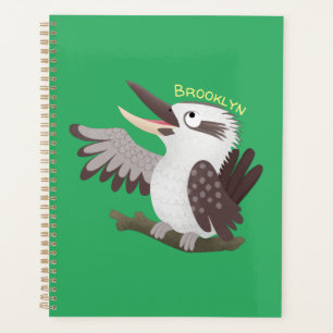 Caricature de kookaburra drôle et drôle