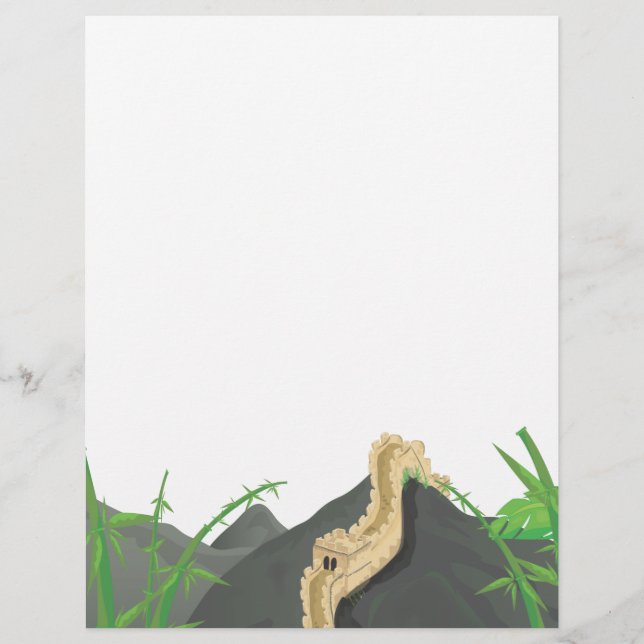 Caricature de la Grande Muraille de Chine (Devant)