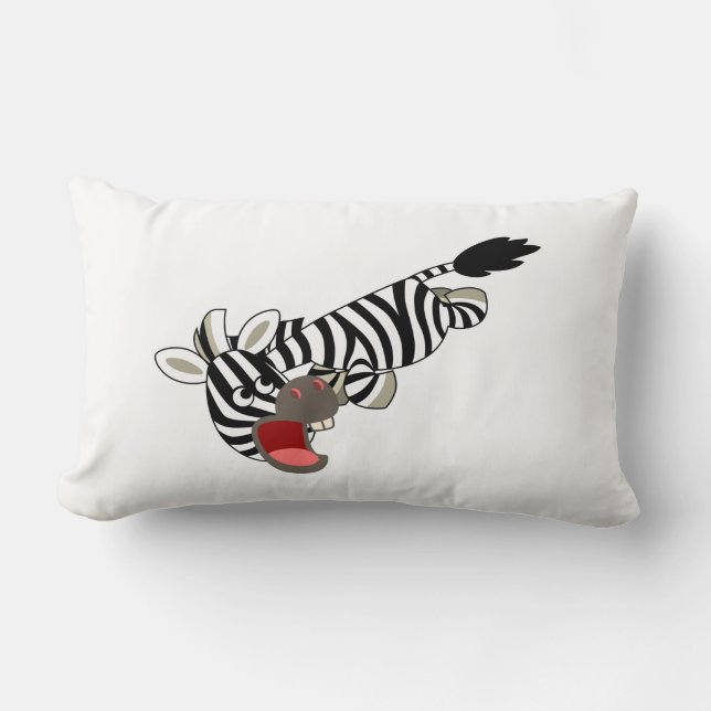 Caricature de la Zebra Coussin (Recto)