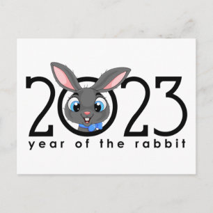 Caricature de l'année chinoise de la carte postale