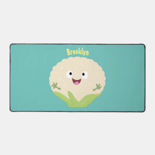 Caricature de légume de chou-fleur joyeux