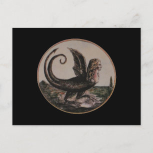 Caricature de Marie Antoinette ~ Carte postale