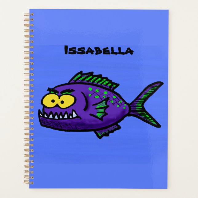Caricature de poisson de Piranha (Devant)